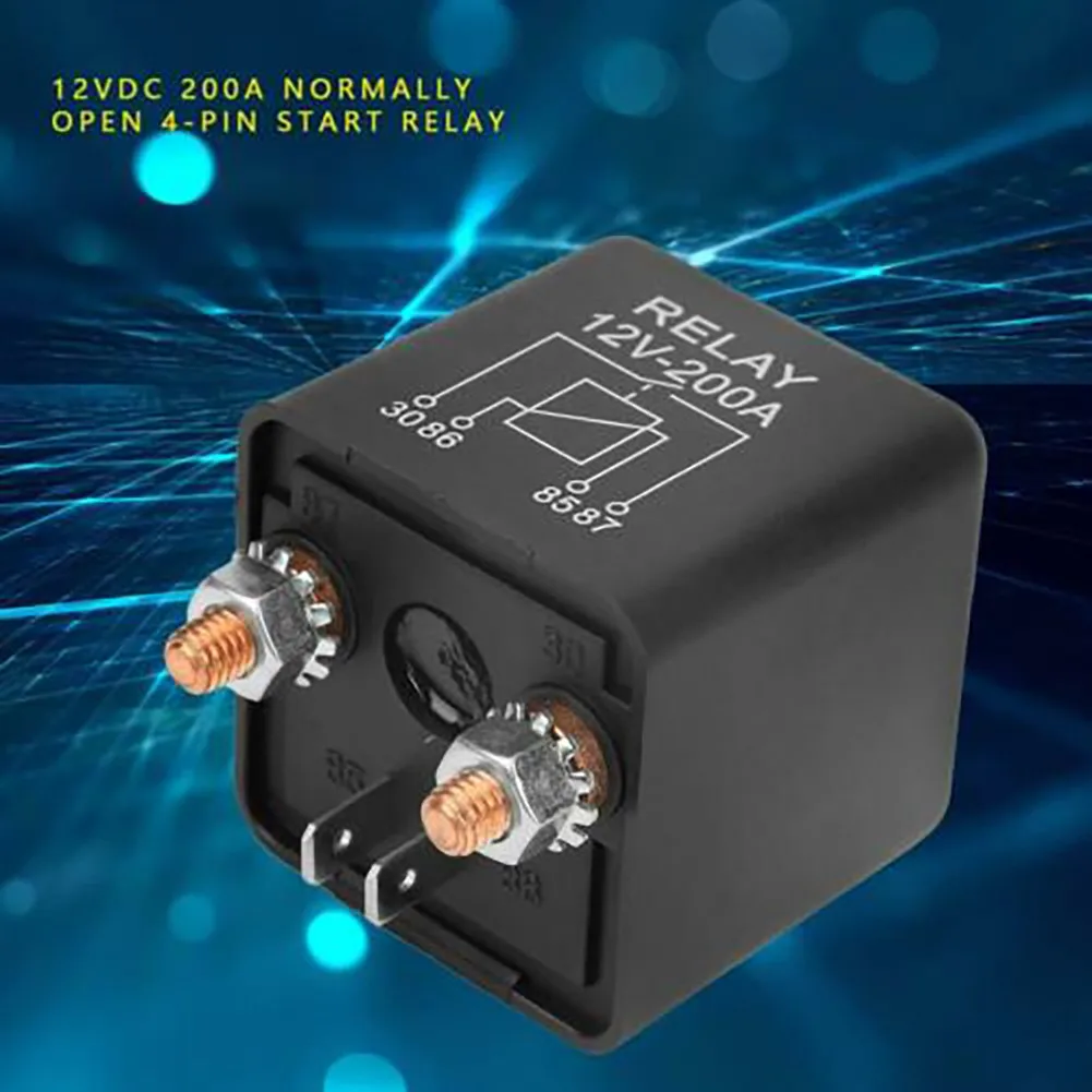 

Practical Durable Isolator Relay Replacement Good Performance High Capacity Standard Contact Form 12V 4Pin Car