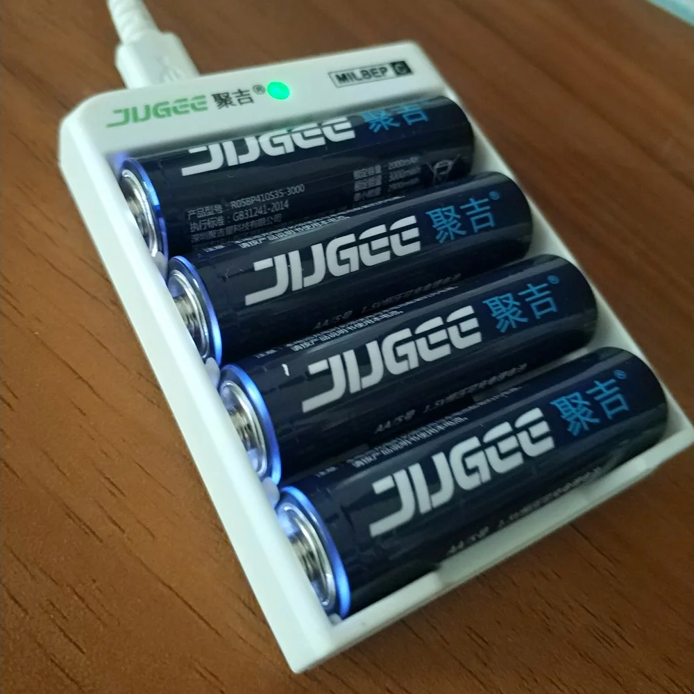 

2019 new jugee 1.5v 3000mWh AA 1.5V rechargeable Li-polymer li-ion polymer lithium battery