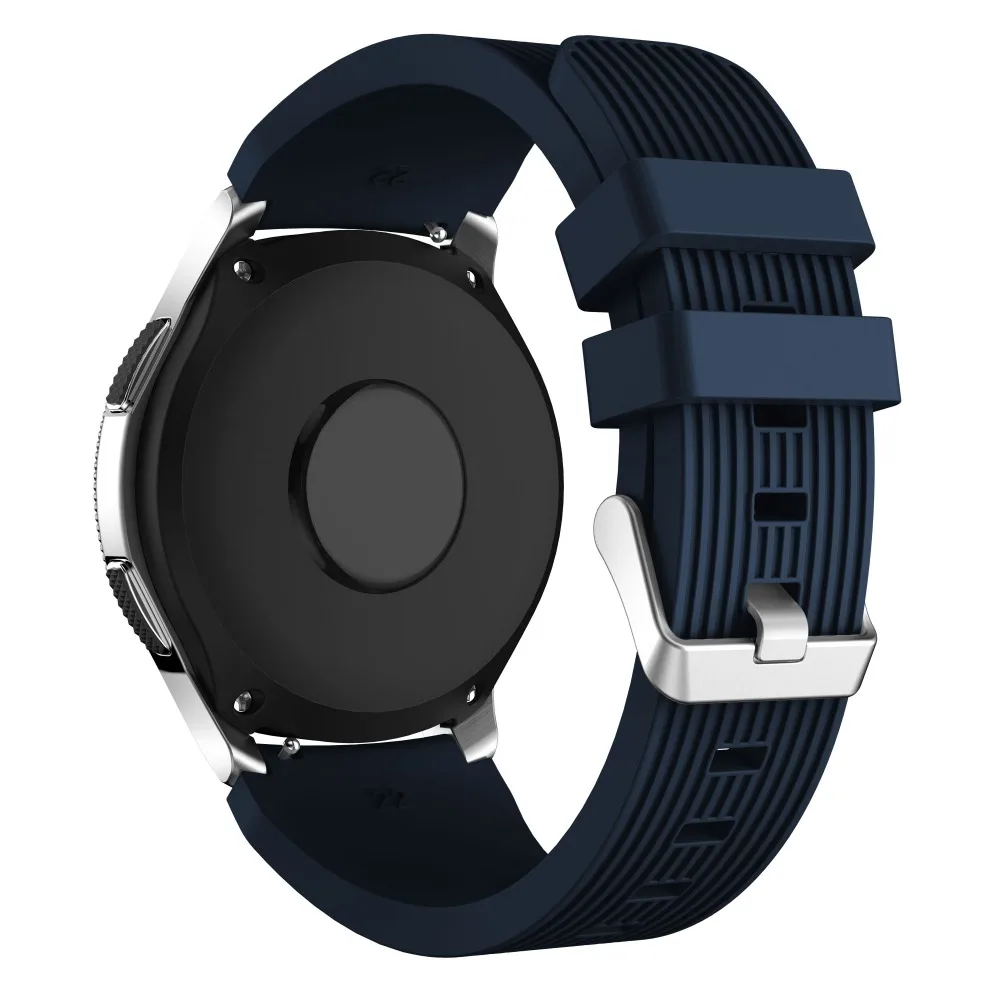 22 мм силиконовый ремешок для часов samsung Galaxy Watch 46 мм gear S3 Frontier ремешок классические умные часы браслет умные аксессуары