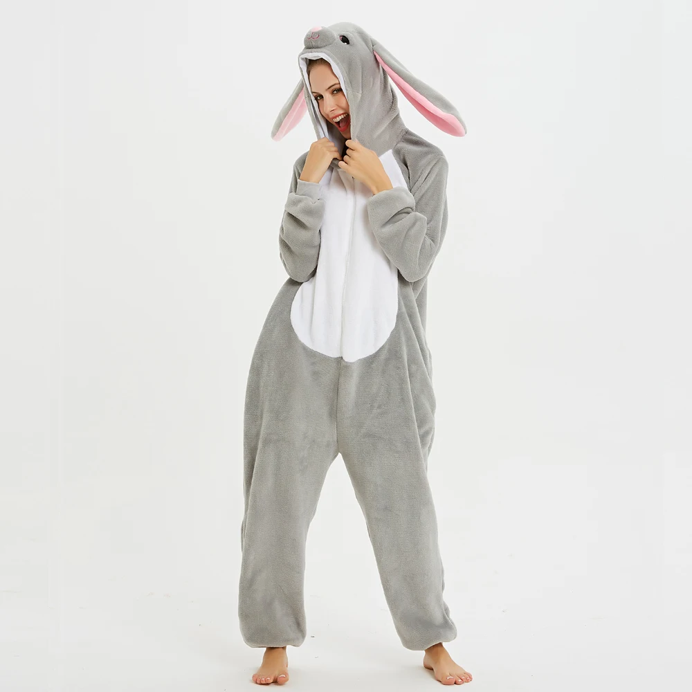 

Mashimaro Unisex Adult Animal Onesies Cosplay Large Cartoon One-Piece Sleepwear Pajamas Christmas Costume