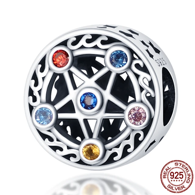 plata charms of ley 925 original Fits original pandora bracelet 925 silver women pendant jewelry galaxy starry sky charms beads PAC015