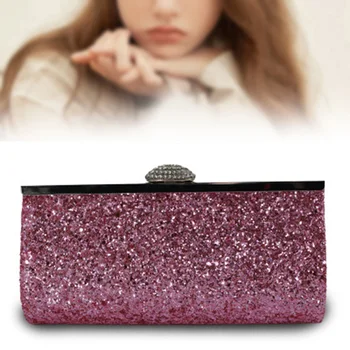 

Women Evening Handbag Purses Elegant Chain Shoulder Bag for Mobile Phone Wedding J9