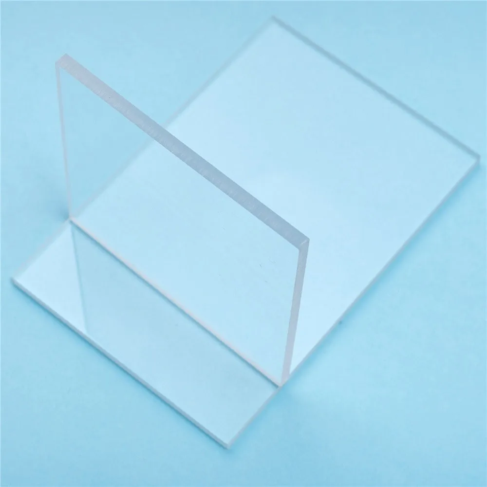 Большие акриловые наклейки Прозрачная Пластина глина акриловое органическое