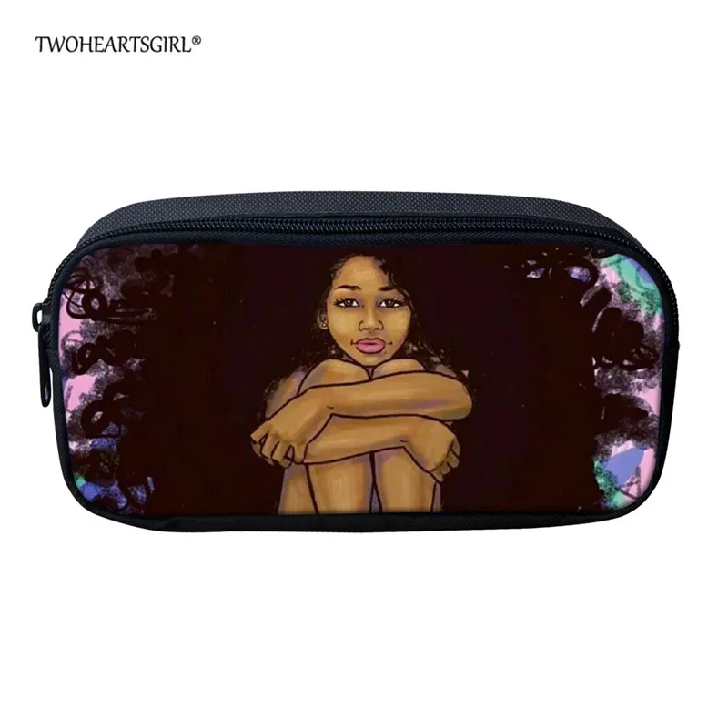 Z5109K Twoheartsgirl комплект школьных сумок для девочек-подростков, африканская Америка, Волшебная книга для девочек, школьная сумка рюкзак Mochila - Цвет: Z5109K