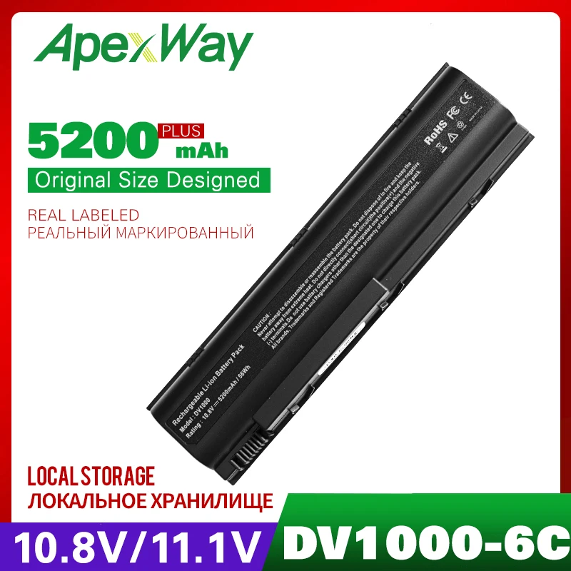 4400 мАч Аккумулятор для ноутбука COMPAQ Pavilion dv4200 PresarioC300 C500 M2000 M2000Z M2100 M2200 M2300 M2400 V2000 V2100 V2200 V2300 батарея для ноутбука