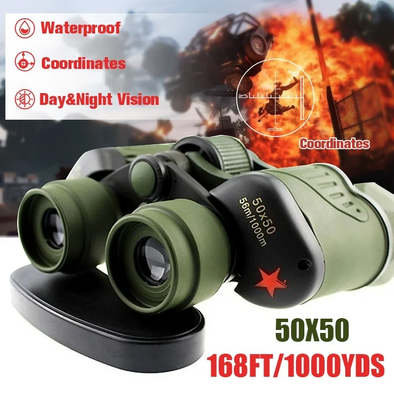 Оптический водонепроницаемый телескоп BAK4 тактический оптический Монокуляр 50 х50