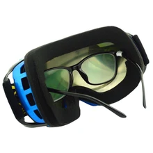 Лыжные очки унисекс, зимние очки, двухслойные, противотуманные, лыжные очки, сферические линзы, снегоходные очки, спортивные очки