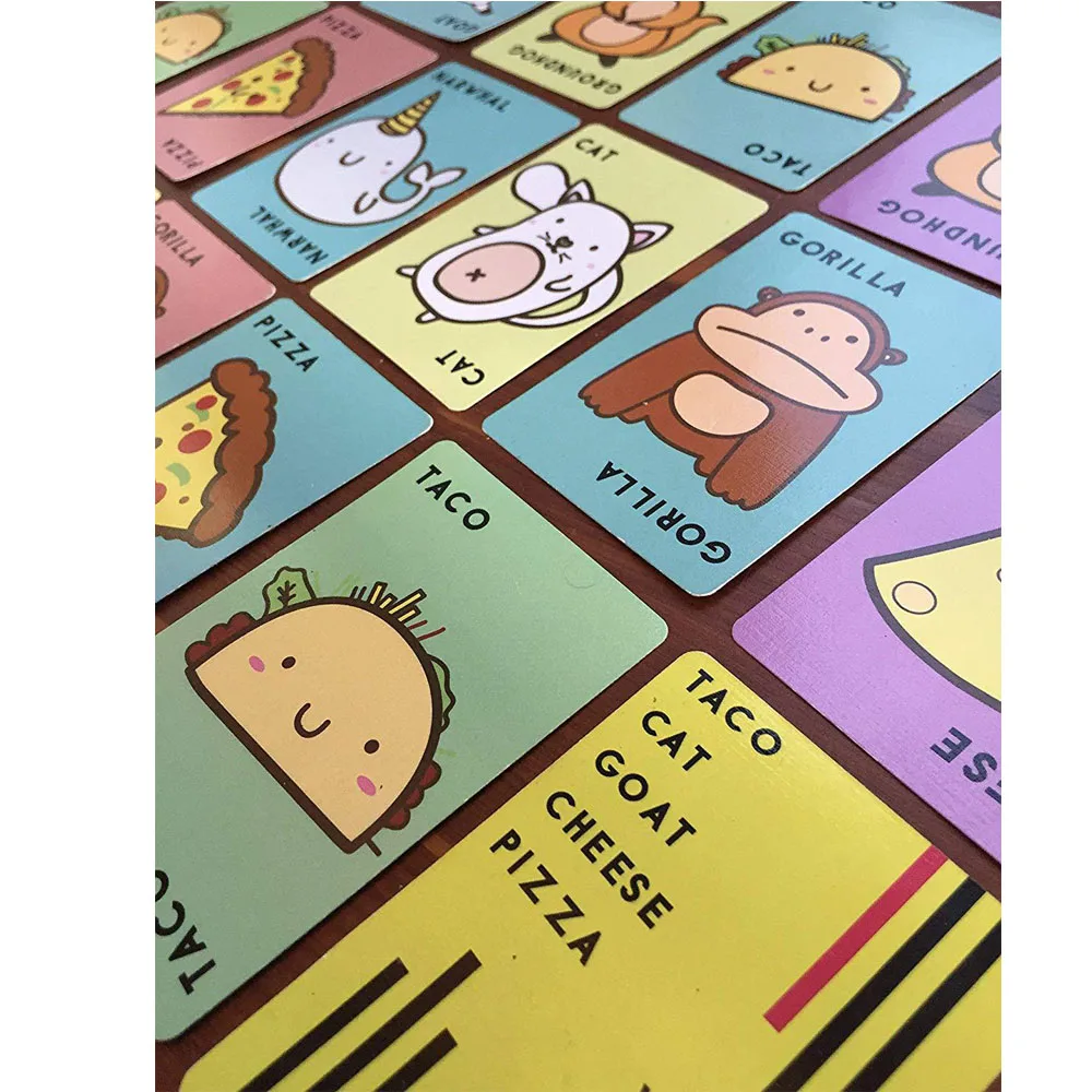 Taco Cat Goat Cheese Pizza Board Game English Playing Card Game Kids Family Party Card Children Gift Game Entertainment Games