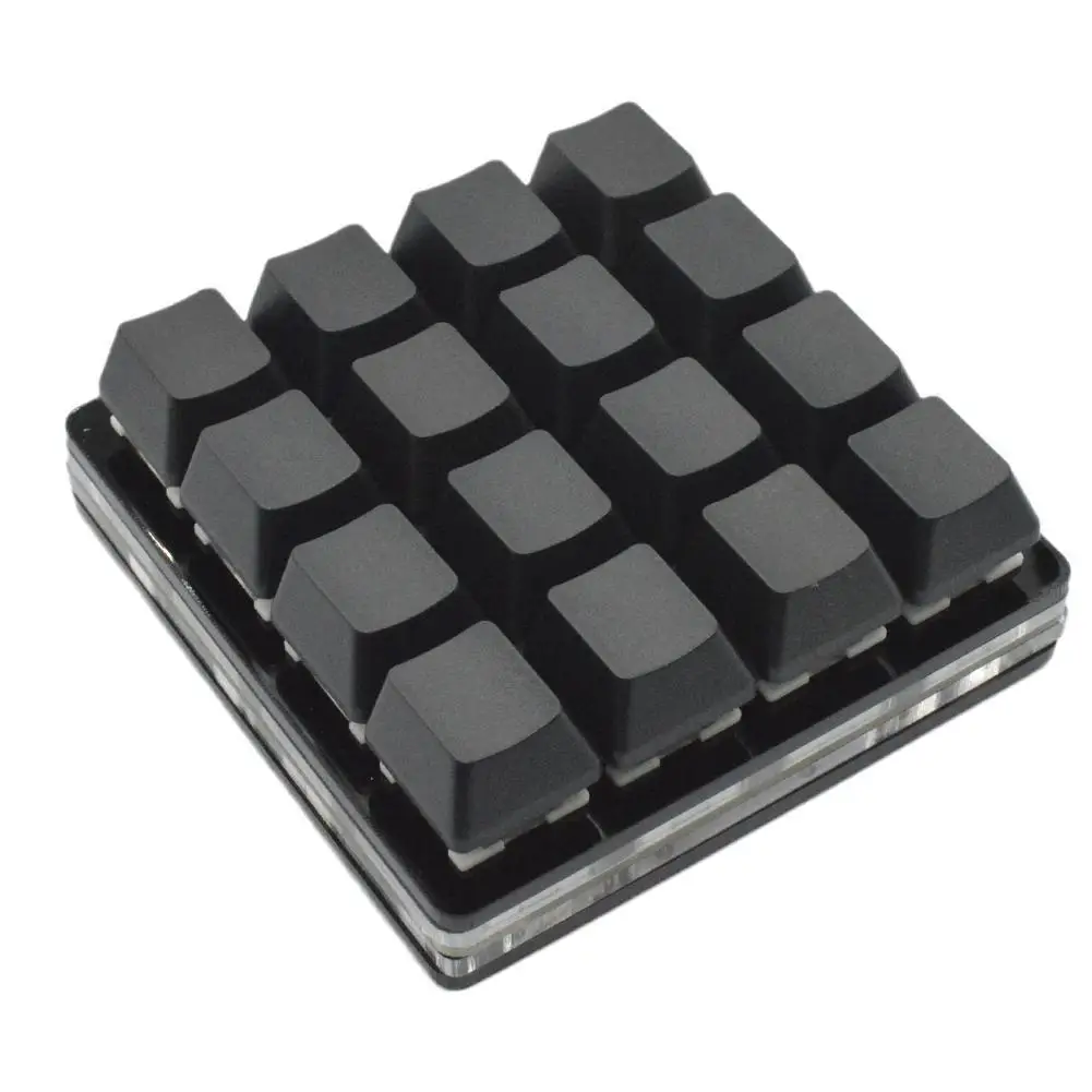 Mini Teclado Mecânico Preto Osu Gaming Programming Teclas Personalizadas para Photoshop Numpad Chaves Chaves Chaves Chaves Chaves Chaves Chaves 16 Chaves