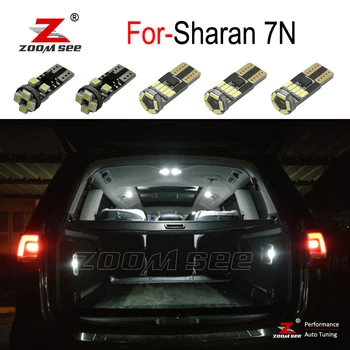 

15pcs LED mirror lamp + LED bulb interior dome map light kit for Volkswagen for Sharan 7N (2011-2018)
