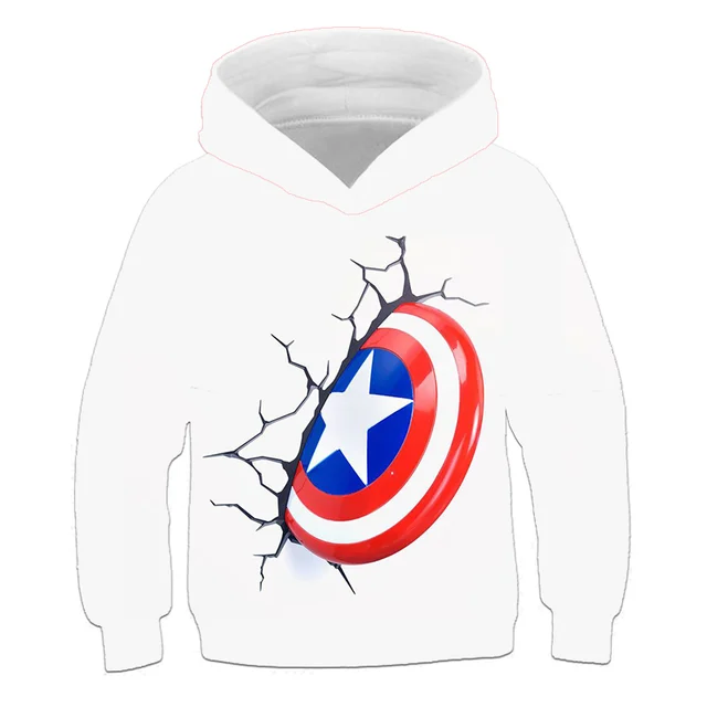 Children Harajuku Cartoon Hoodies Super-Hero Hulk- Spidermαn Clothes Boy Girl 3D Hooded Sweatshirts Kids Autumn Spring Pullover s045