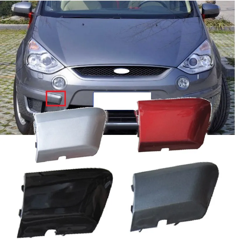 Lofty Richy для Ford S-MAX / C-MAX 2006-2010 передний бампер с крючком крышка прицепа обрезная
