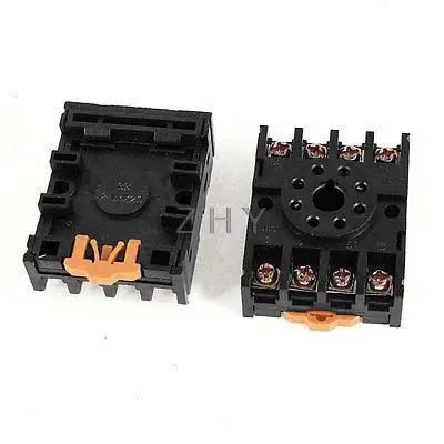 

2 x PF083A 8 Screw Terminals Time Relay Base Socket for JQX-10F-2Z MK2P