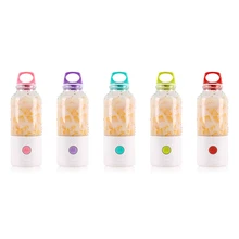 Портативный размер, второе поколение, электрическая соковыжималка для фруктов и овощей, беспроводной светодиодный индикатор, перезаряжаемая соковыжималка для соков, чашка