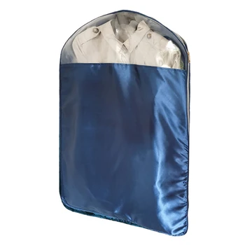 

Wardrobe Hanging Zipper Closure Clothes Cover Garment Organizer Storage Bag Household Dustproof Washable Three Dimensional Home