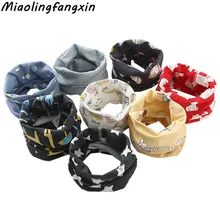 Весенний детский хлопковый шарф; осенне-зимний детский шарф с рисунком из мультфильма; шарфы для мальчиков и девочек; детский шейный платок