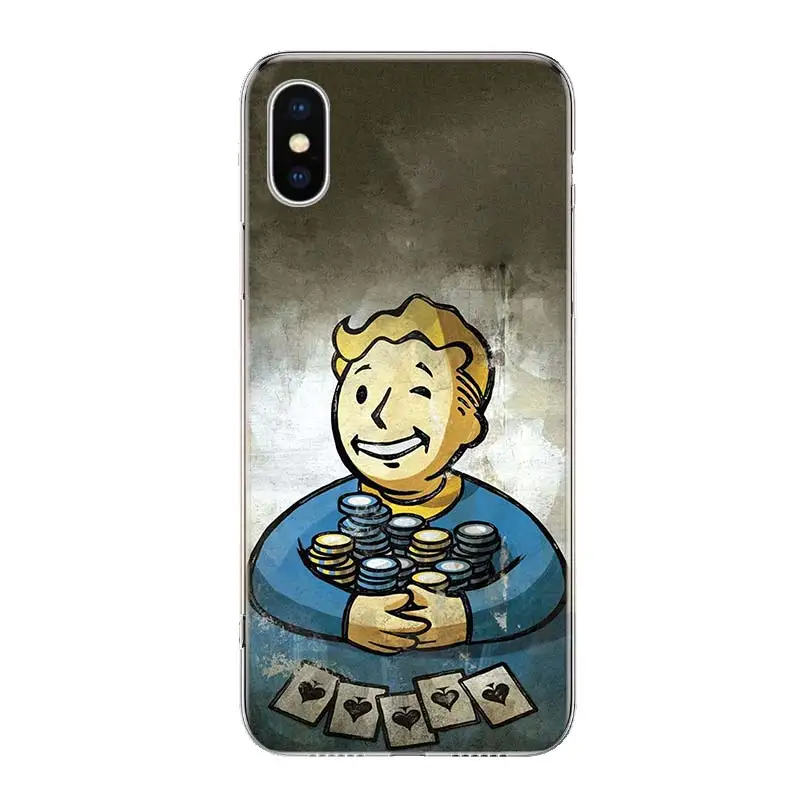 Чехол для телефона fallout new vegas чехол iPhone 11 12 Mini Pro 7 6X8 6S Plus XS MAX + XR 5S SE 10 Ten Art из