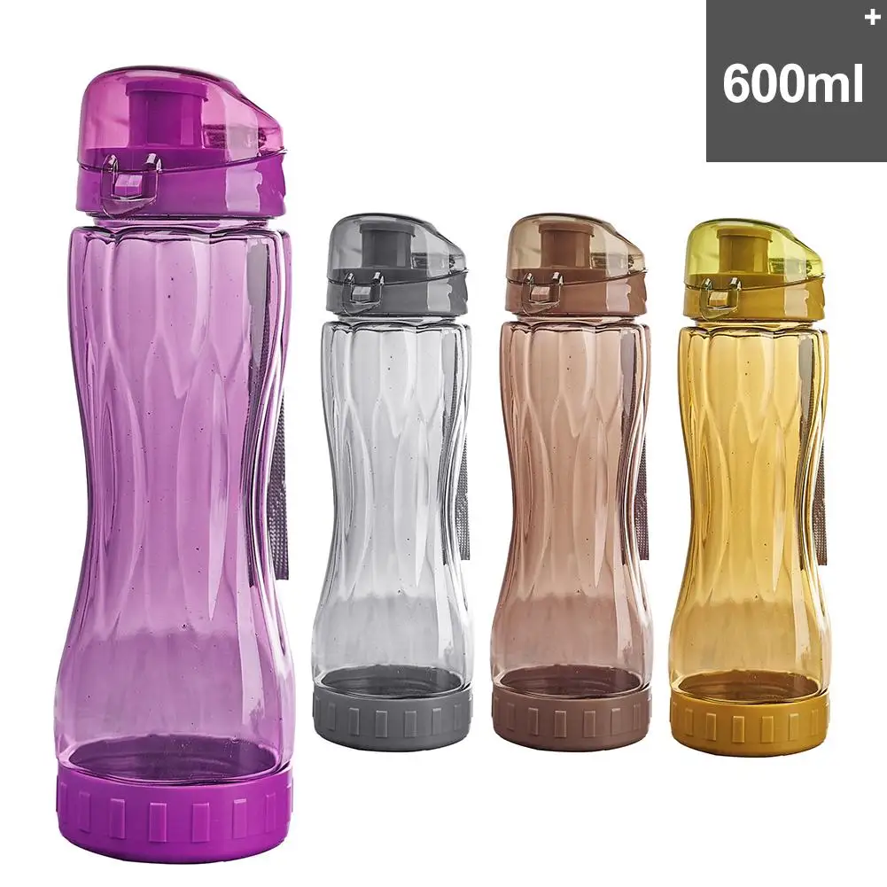 

500-600ml Outdoor Sports Travel Camping Water Bottle Plastic Leakproof Water Bottles Kettle Drinkware Kitchen Accessories