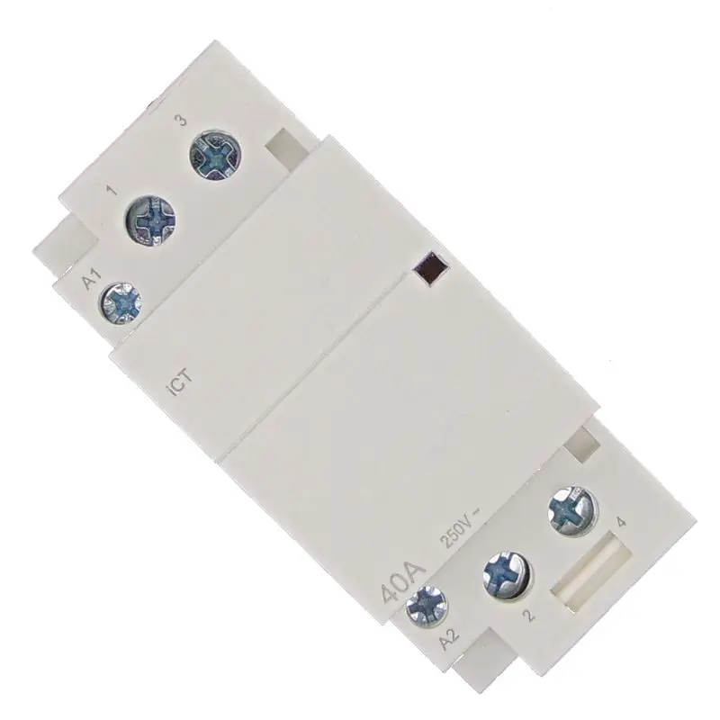 ИКТ Американская классификация проводов 2р 40A 220 V/230 V 50/60HZ Din rail AC контактор для дома 2NO