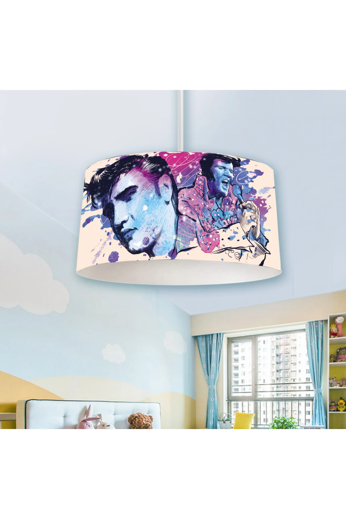 Kiparis Elvis Presley Pattern Chandelier Modern Chandelier-30 cm | Лампы и освещение