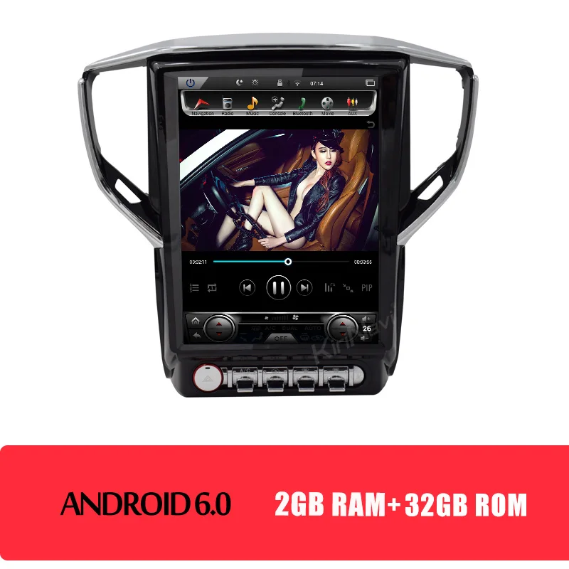 android car radio KiriNavi вертикальный экран Tesla стиль Android 8,1 12," автомобильное радио gps навигация для Maserati Ghibli Автомобильный мультимедийный- 4G - Цвет: android car radio