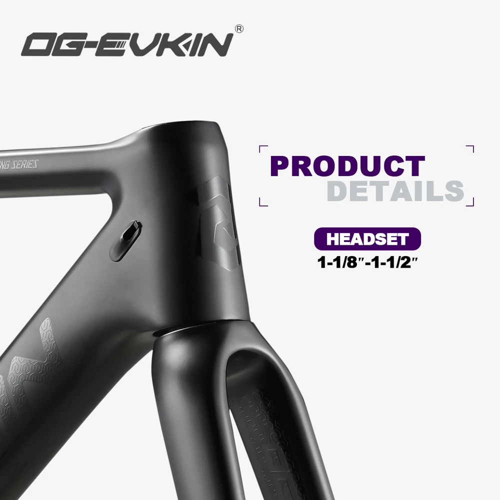 Bicycle Frame JP&UK CF-025-V Carbon Road Rim V-Brake BB86 700C x 25C Di2&Mechanical Racing