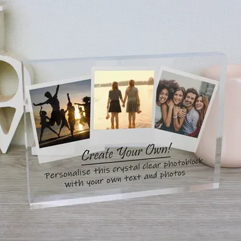 

Custom photo frame for Best Friend Sister Plaque Keepsake Crystal Photo Block Present Gift Best Buddy, Best Friend Picture Frame