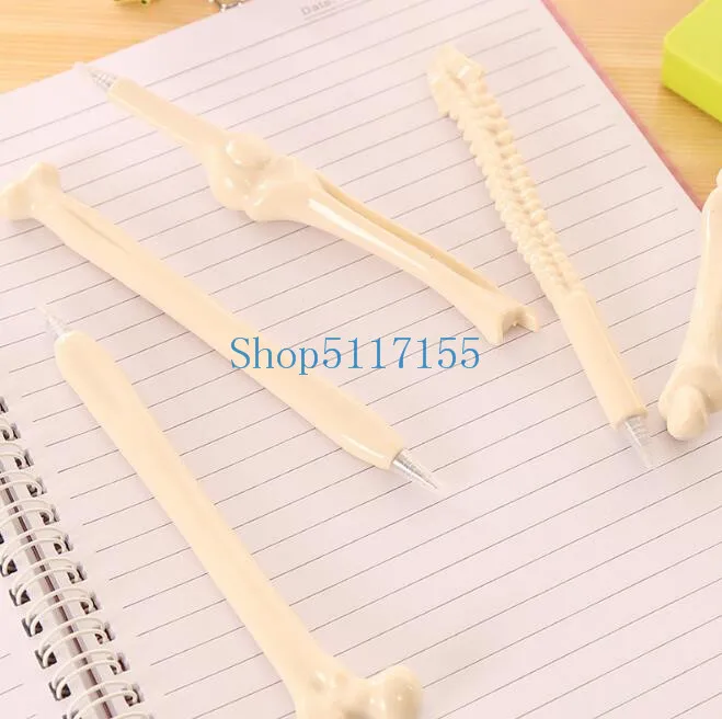 500 шт/партия, шприц-ручка, принадлежности для письма в форме кости, шариковые ручки,, новые творческие вечерние подарки
