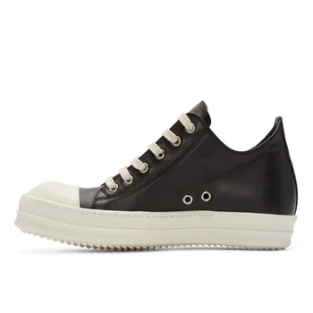 

Leather Euro Mens Genuine Casual Shoes Thicken Platform Creeper Lace Up Top Brand Man Footwear Fashion Hip Hop Sapato Masculino