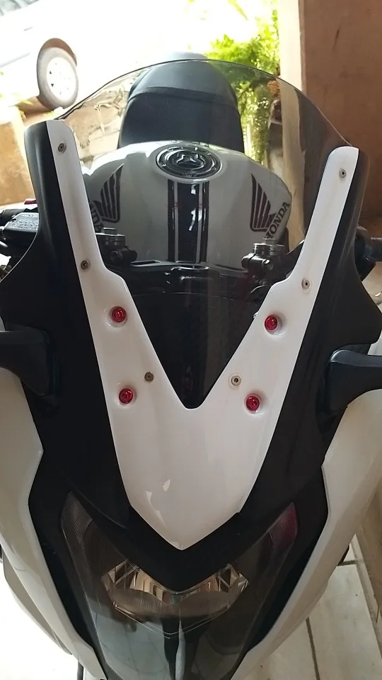 Для Honda CBR650F CBR 650F лобовое стекло козырек ветрового стекла Viser кожух ABS Аксессуары для мотоциклов