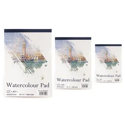 2pcs 15 Sheets A3/A4/A5 Watercolor Paper Sketch Book Notepad For Painting Drawing Notebook Art Supplies