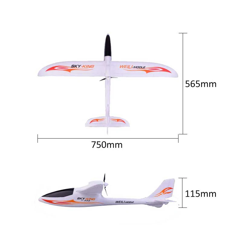 WLtoys F959S небесно-king 2,4G 3CH 6-axis Gyro размах крыльев RTF RC самолет дистанционного Управление самолетов с неизменяемой геометрией крыла самолета игрушки Drone EU