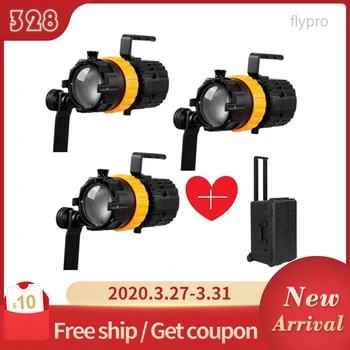 

Falcon Eyes LS P-5TD Mini Pulsar Photography Bi-color 3000K-5600K Studio Video 50W LED Fresnel Camera Spot Light for Camera