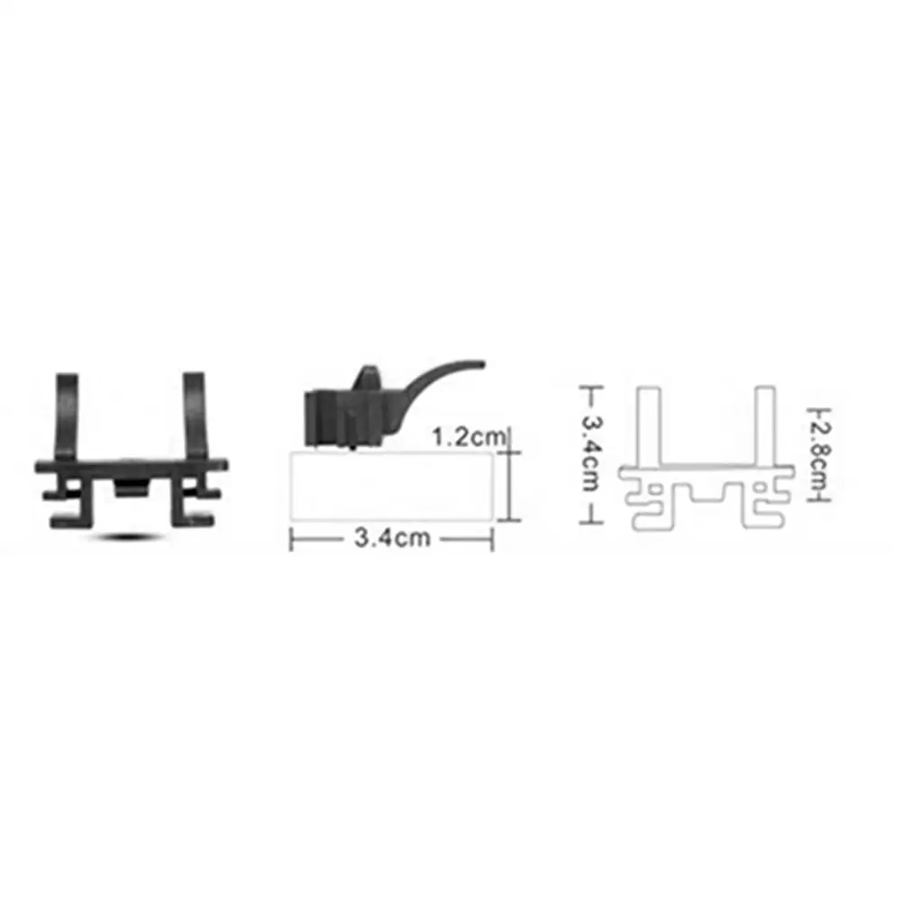 2Pcs Car H7 LED Headlight Bulb Holder Base Adapter For Ford 2017 Focus Low Beam Headlamp Mount for Land Rover Discovery FIAT 500