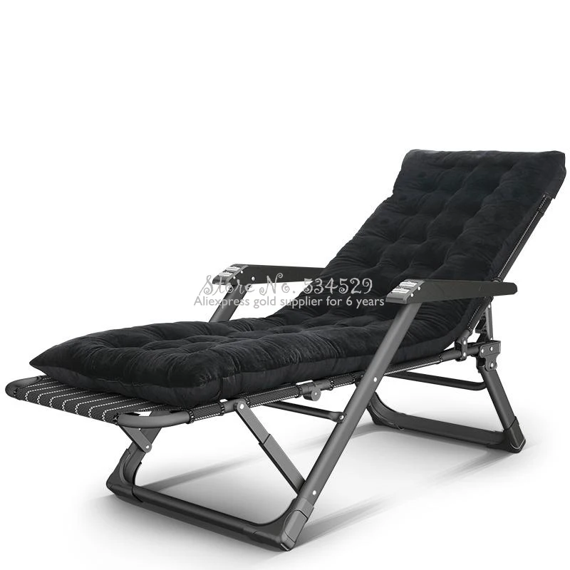  30% Recliner folding lunch break nap bed balcony home leisure chair beach portable chair lazy couch