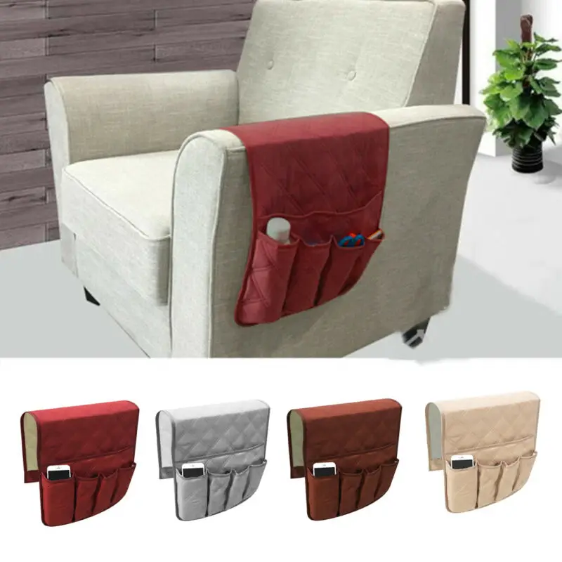 Armchair Remote Control Organizer Holder Arm Chair Sofa Couch Storage Pocket 