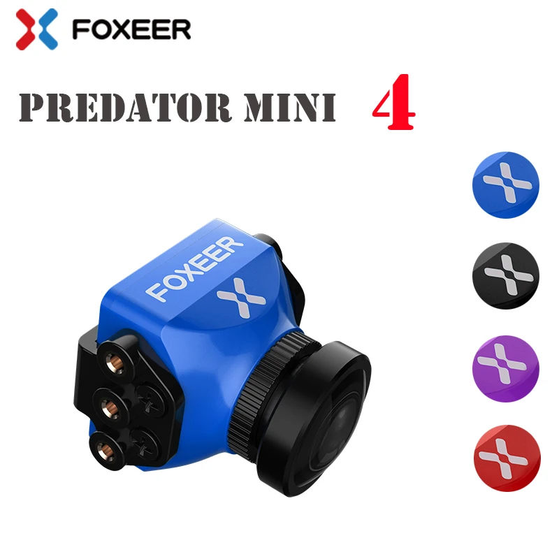 

New Arrival Foxeer Standard/Mini Predator 4 Super WDR 4ms latency FPV Racing Camera /HS1226 /4 colours