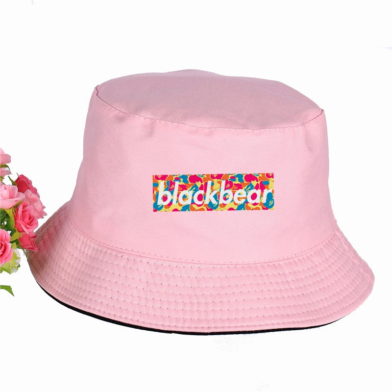 Blackbear принт мужская женская панама, шляпа-Панама высокое качество Кепки летние Кепки солнцезащитный козырек рыбалка, рыбак шляпа