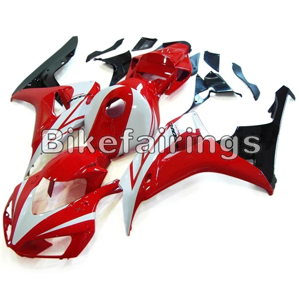 Крышки обтекателей мотоцикла для Honda CBR1000RR 2006 2007 06 07 CBR1000 RR 06 07 Sportbike Cowling New-красный белый и черный Понижающие