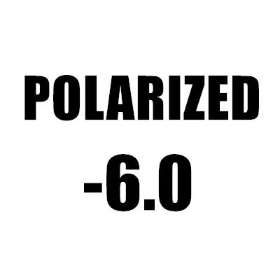 -6.00 POLARIZED SUMONDY диоптрий от 0 до 6 UV400 или поляризованные очки для близорукости, очки для мужчин и женщин, очки по рецепту для близоруких UF90 - Цвет линз: -6.00 POLARIZED