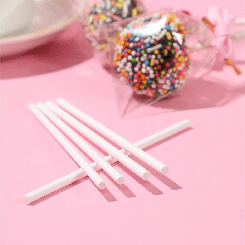 8cm/15cm Lollipop Stick Food-Grade Paper Pop Sucker Sticks Cake Pop Sticks  For Lollypop Candy Chocolate Sugar Pole GYH - AliExpress