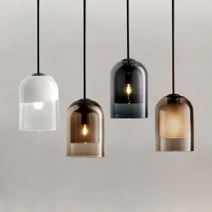 

Modern pendant light Led Glass hanging lamp kitchen dining room bedroom pendant lamp indoor home docor nordic lighting fixtures