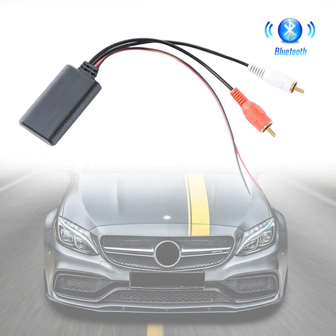 bluetooth Connection Adapter for Stereo with 2RCA AUX IN Input Wireless Cable