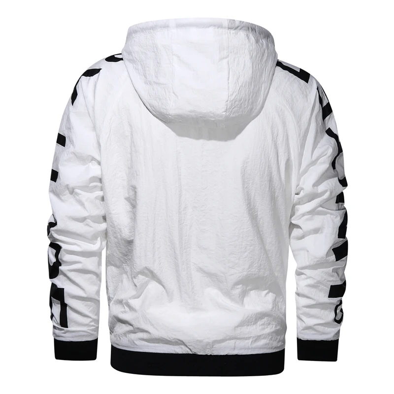 Ветровка мужская в стиле Харадзюку модное пальто хип хоп винтажная куртка бомбер