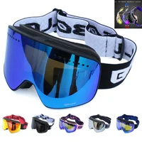 Magnetic Ski Goggles Double Layer Polarized Lens Skiing Anti-fog UV400 Snowboard Goggles Men Women Ski Glasses Eyewear 1
