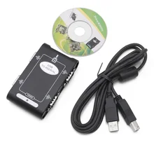 9pin RS232 USB 2,0 до 4 портов последовательный DB9 COM разъемы контроллера адаптер концентратор Прямая поставка