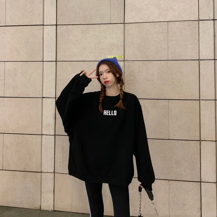 PX3370 Autumn and winter loose Korean version 2020