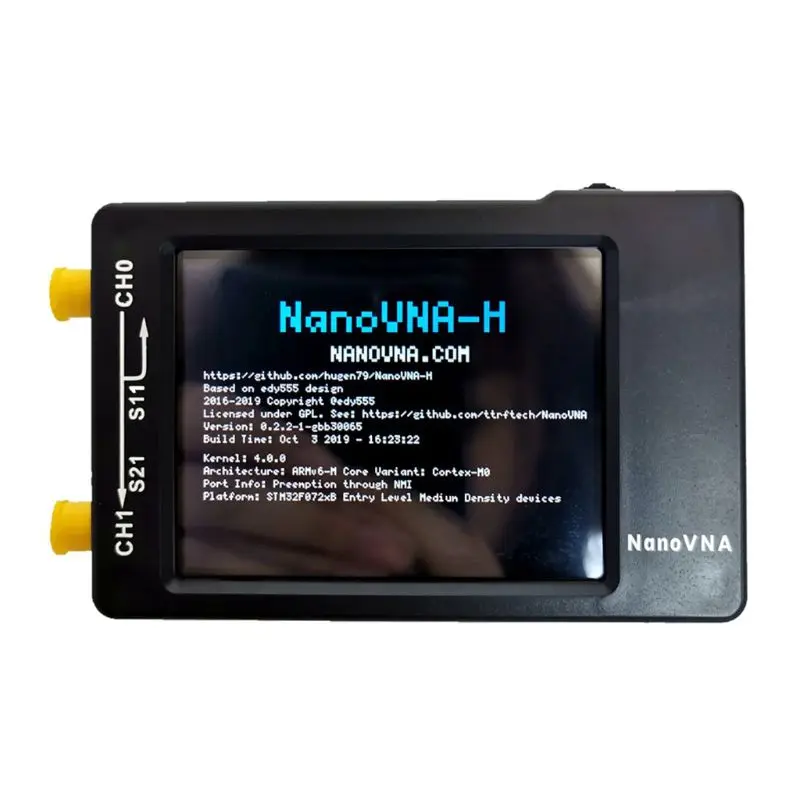 1 комплект NanoVNA-H векторная сетевая антенна коротковолновый анализатор MF HF VHF UHF хост