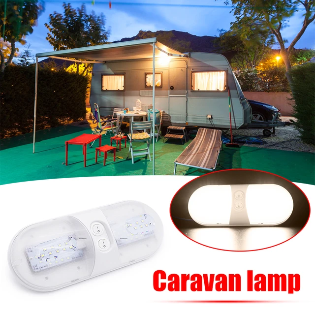 Caravane Camping-Car Bateau Éclairage Plafonnier LED 900 Lumen, 12