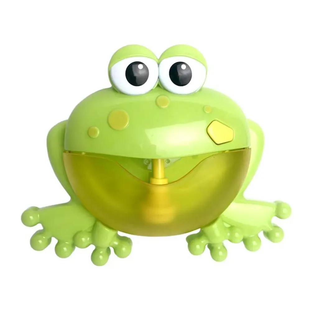 Открытый пузырь лягушка и крабы детская Ванна Игрушка устройство для мыльных пузырей ванна для купания машина для мыльных пузырей игрушки для детей с музыкальной водой игрушка - Цвет: Frog OPP bag